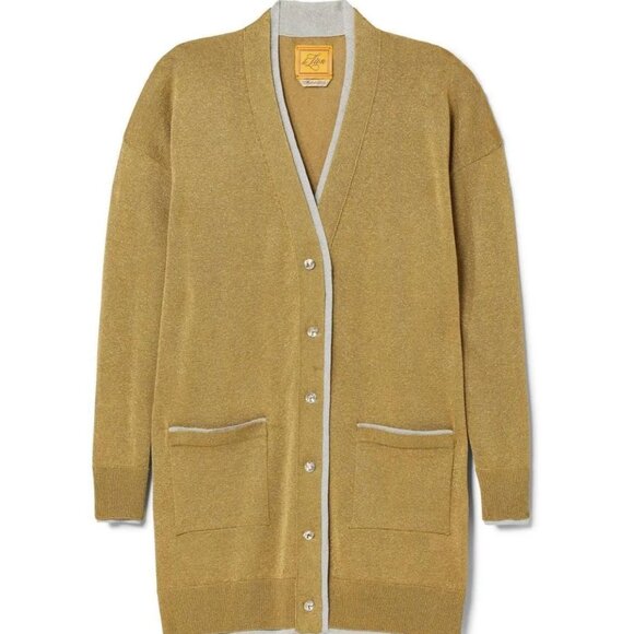 LE LEON GOLD CARDIGAN